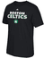 Boston Celtics Black Adidas Meshing Around Short Sleeve T Shirt