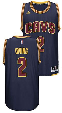 Youth Kryie Irving Cleveland Cavaliers Navy Replica Basketball Jersey by Adidas