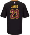 Youth LeBron James Adidas Pride Black Short Sleeve Replica Basketball Jersey 