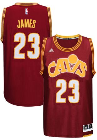 Youth Lebron James Cleveland Cavaliers Wine Adidas Hardwood Classic Nights Replica Basketball Jersey