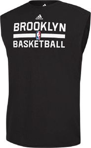Brooklyn Nets Black Climalite Practice Sleeveless Shirt by Adidas