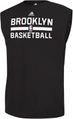 Brooklyn Nets Black Climalite Practice Sleeveless Shirt by Adidas