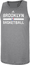 Brooklyn Nets Grey 2013-14 Slim Fit Official Clima Fabric Tank by Adidas