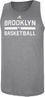 Brooklyn Nets Grey 2013-14 Slim Fit Official Clima Fabric Tank by Adidas