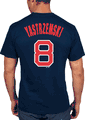 Carl Yastrzemski Boston Red Sox MLB Throwback 2 Sided Short Sleeve Tee Shirt 