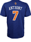 Carmelo Anthony 7 New York Knicks High Definition Select Replica T Shirt by Adidas