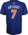 Carmelo Anthony 7 New York Knicks High Definition Select Replica T Shirt by Adidas