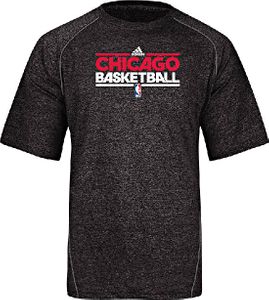 Chicago Bulls Adidas New Authentic On-Court Practice Climalite Performance T Shirt