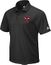 Chicago Bulls Black Arch Logo Mens Polo Shirt by Adidas