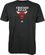 Chicago Bulls Black Primary Logo T Shirt by Adidas