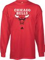 Chicago Bulls Full Primary Long Sleeve T Shirt by Adidas
