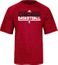 Chicago Bulls Heather Red Adidas  Authentic On-Court Practice Climalite Performance T Shirt