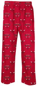 Chicago Bulls Men's Red NBA Supreme Pajama Pants by Concepts Sports