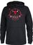 Chicago Bulls Mens Heather Black Ultimate Banner Synthetic Hoodie by Adidas