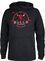 Chicago Bulls Mens Heather Black Ultimate Banner Synthetic Hoodie by Adidas