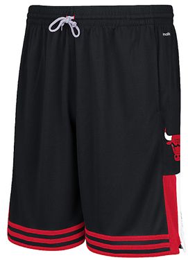 Chicago Bulls Adidas Mens Climalite Black Fangear Shorts