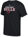 Chicago Bulls Black Adidas Meshing Around Short Sleeve T Shirt