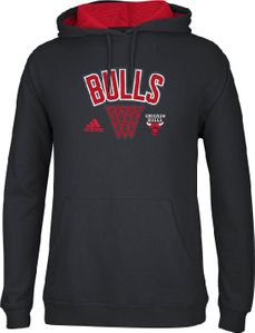 Chicago Bulls NBA 13 Embroidered Playbook Hoodie Sweatshirt by Adidas