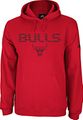 Chicago Bulls NBA Playbook Embroidered Red Hooded Sweatshirt by Adidas