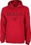 Chicago Bulls NBA Playbook Embroidered Red Hooded Sweatshirt by Adidas