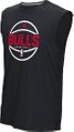 Chicago Bulls On-Court Black Pre-Game Ultimate Synthetic Sleeveless T Shirt by Adidas