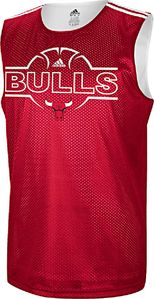 Chicago Bulls Red Overtime Hustle Tank Top by Adidas