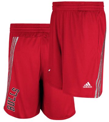 Chicago Bulls Red Tip Off Climalite NBA Performance Shorts by Adidas