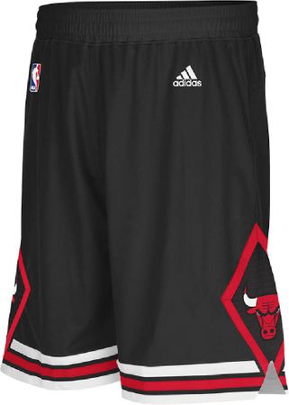 Adidas Chicago Bulls New Alternate Black Swingman Basketball Shorts By Adidas