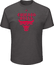 Chicago Bulls Mens Charcoal Relentless Preparation Short Sleeve NBA T Shirt on Sale