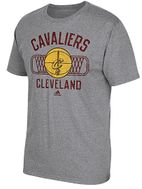 Cleveland Cavaliers Mens Slimmer Fit Grey Athletic Dept Blended T Shirt