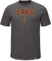 Cleveland Cavaliers Mens Charcoal Established Position Short Sleeve T Shirt