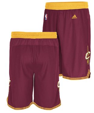 Cleveland Cavaliers Wine Youth Swingman Baskeball Shorts By Adidas