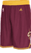 Cleveland Cavaliers Wine Youth Swingman Baskeball Shorts By Adidas
