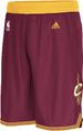 Cleveland Cavaliers Wine Youth Swingman Baskeball Shorts By Adidas