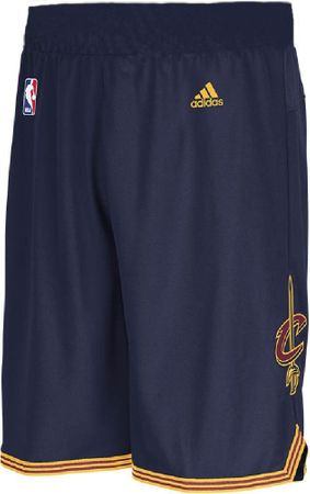 Cleveland Cavaliers Navy Youth 8" Inseam NBA Replica Basketball Shorts By Adidas