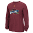 Cleveland Cavaliers Adidas Wine Huge Preferred Logo Long Sleeve T Shirt
