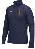 Cleveland Cavaliers Navy Adidas 1/4 Zip Baseline Synthetic Shirt