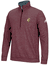 Cleveland Cavaliers Heather Wine Adidas 1/4 Zip 4 Corner Embroidered Synthetic Shirt