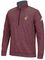 Cleveland Cavaliers Heather Wine Adidas 1/4 Zip 4 Corner Embroidered Synthetic Shirt