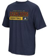 Cleveland Cavaliers Performance Property Of Climalite Shirt-Heather Blue