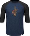 Cleveland Cavaliers Hyper Navy Excellent Attitude 3/4 Sleeve T Shirt