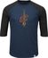 Cleveland Cavaliers Hyper Navy Excellent Attitude 3/4 Sleeve T Shirt