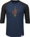 Cleveland Cavaliers Hyper Navy Excellent Attitude 3/4 Sleeve T Shirt