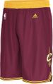 Adidas Cleveland Cavaliers Burgundy Embroidered Swingman Basketball Shorts 