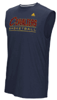 Cleveland Cavaliers Adidas Navy Ball Out Ultimate Synthetic Sleeveless Shirt