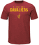 Cleveland Cavaliers Mens Garnet Tri-Blend Hot Picks Short Sleeve T Shirt by Majestic