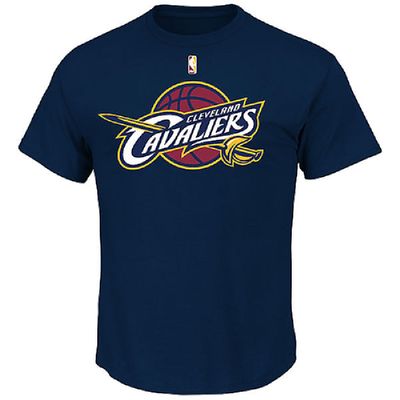Cleveland Cavaliers Navy Primary Logo T Shirt by Adidas