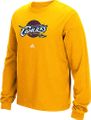 Cleveland Cavaliers Gold Primary Logo Long Sleeve Tee Shirt by Adidas