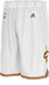 Cleveland Cavaliers White Youth 8" Inseam NBA Replica Basketball Shorts By Adidas