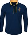 Cleveland Cavaliers Long Sleeve Half Zip Exclamation Points Mock Neck Wind Shirt